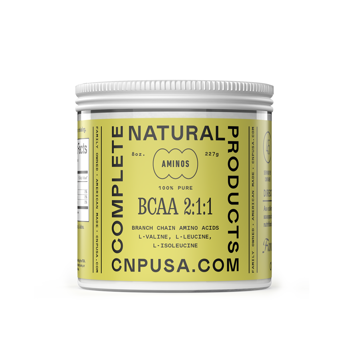 BCAA Powder - 8oz Pure 2:1:1 Branch Chain Amino Acid Powder – CNPUSA