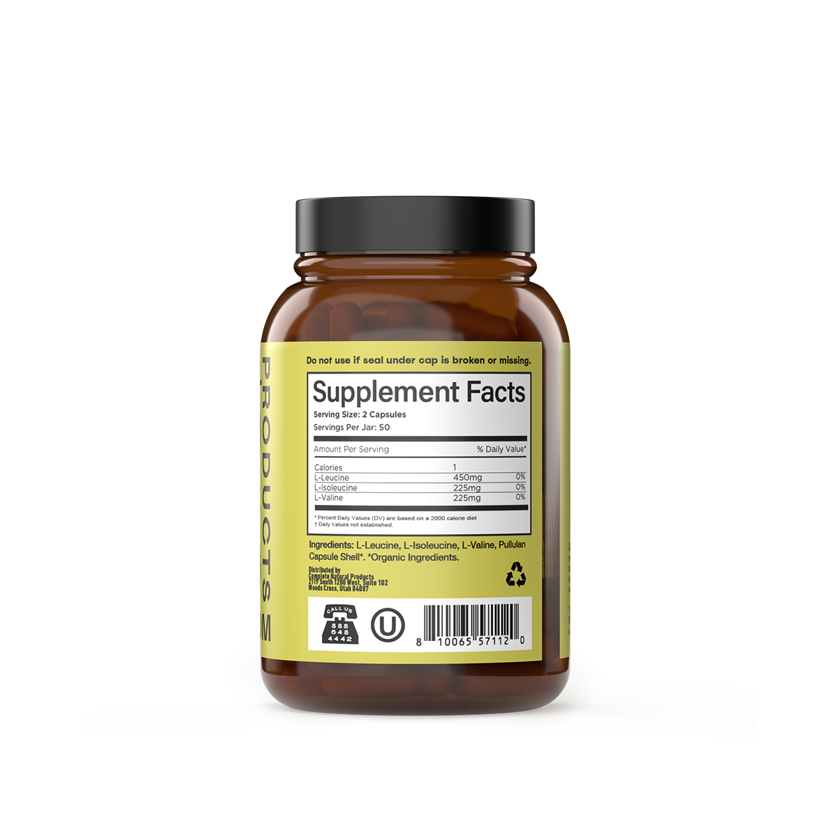 Branch Chain Amino Acid Capsules 2:1:1
