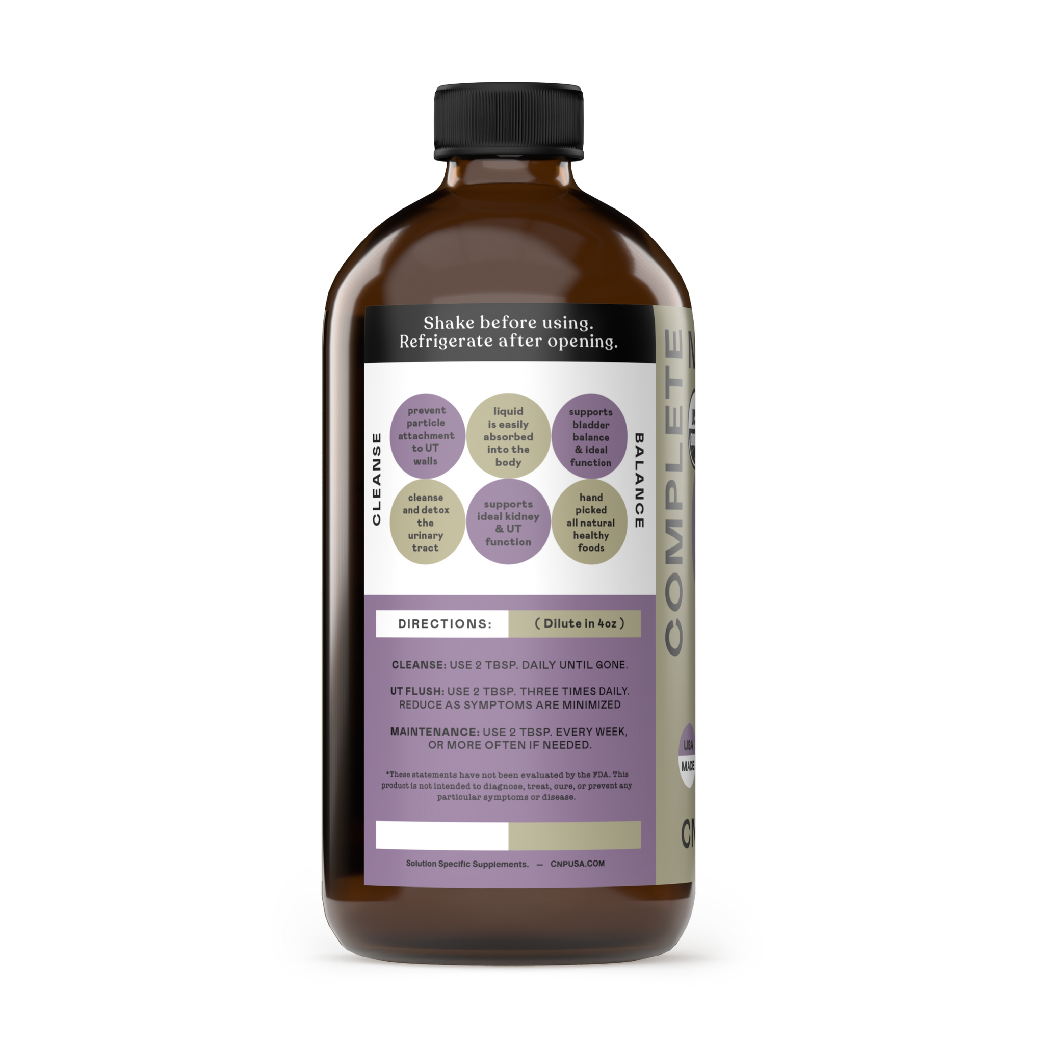 Urinary Tract Complete - 16oz Glass Bottle