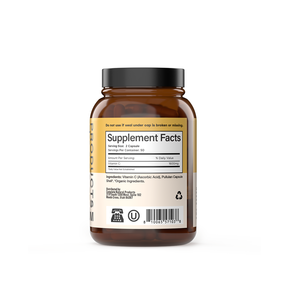 Ascorbic Acid Vitamin C Capsules