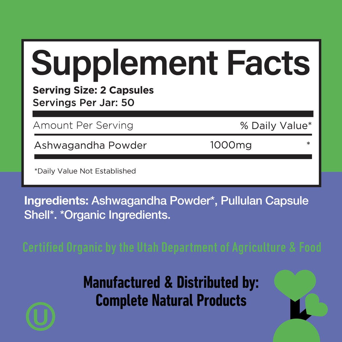 Gélules d'Ashwagandha bio