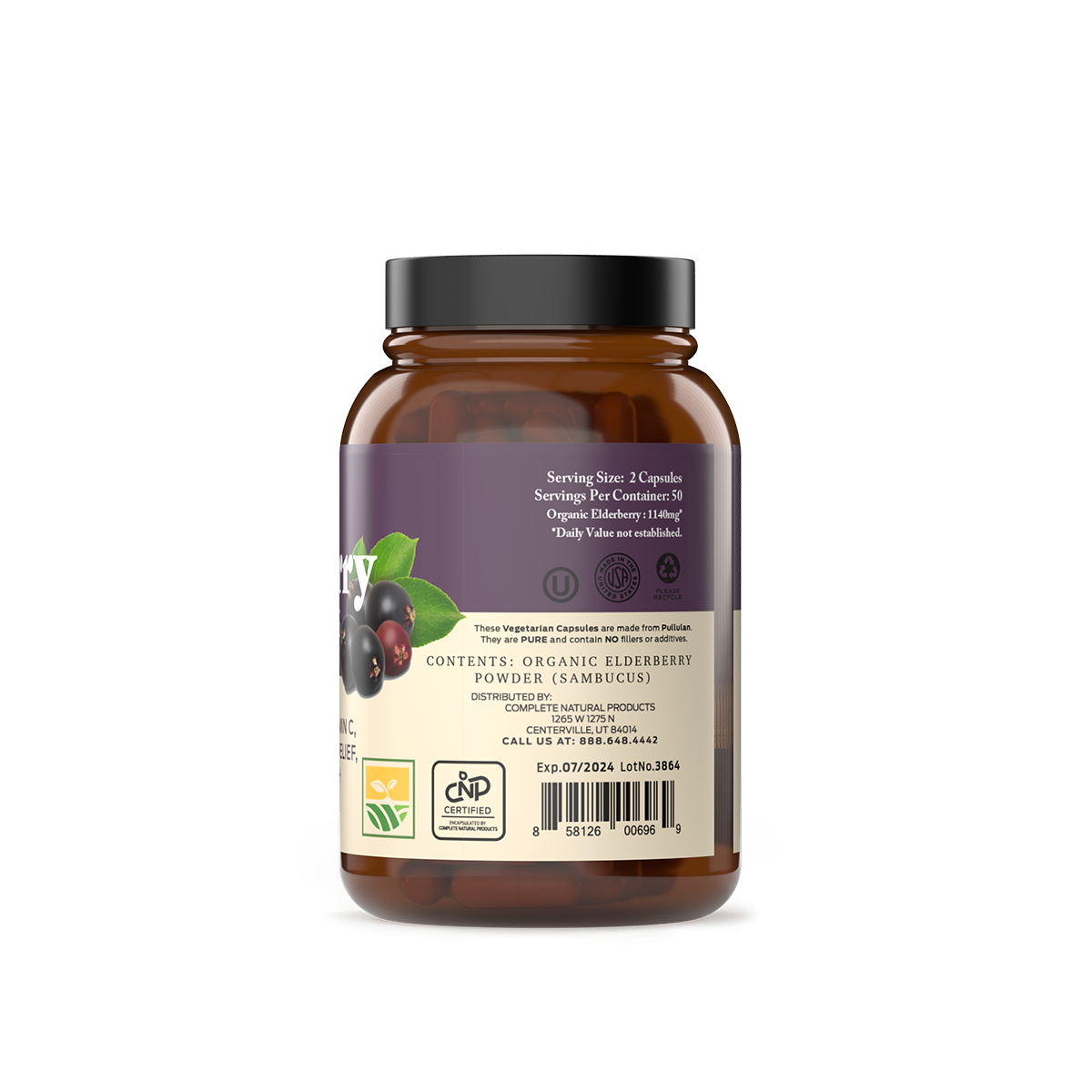 Organic Elderberry Capsules