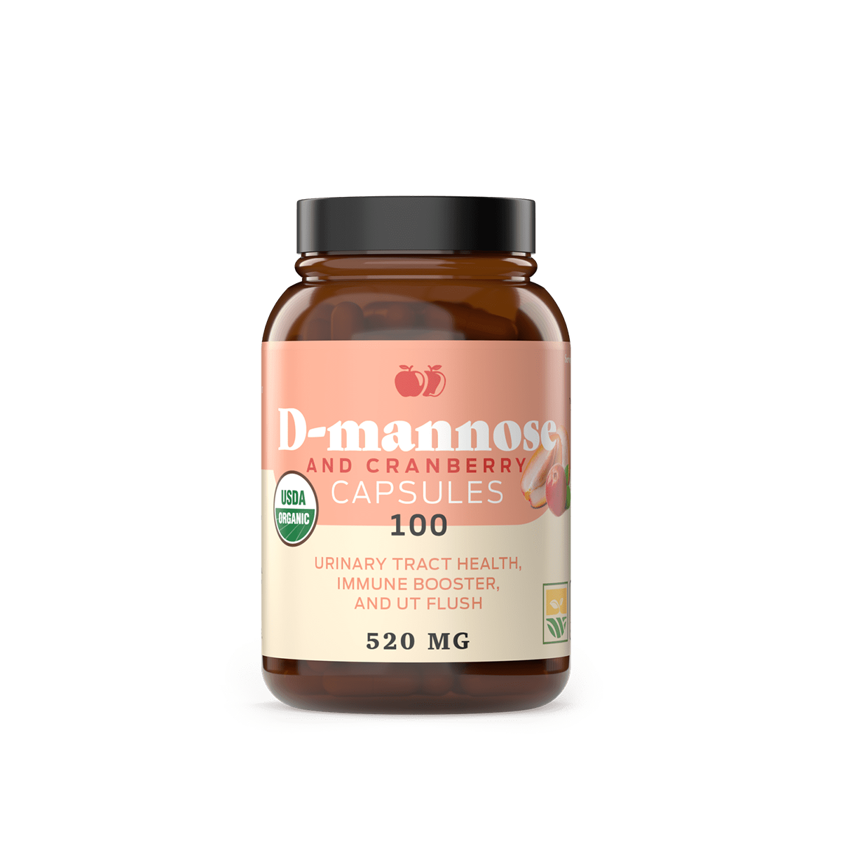 Organic D-Mannose & Cranberry Capsules
