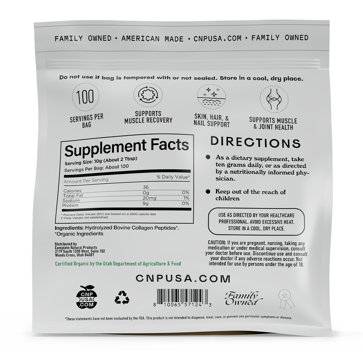 Organic Collagen Peptides