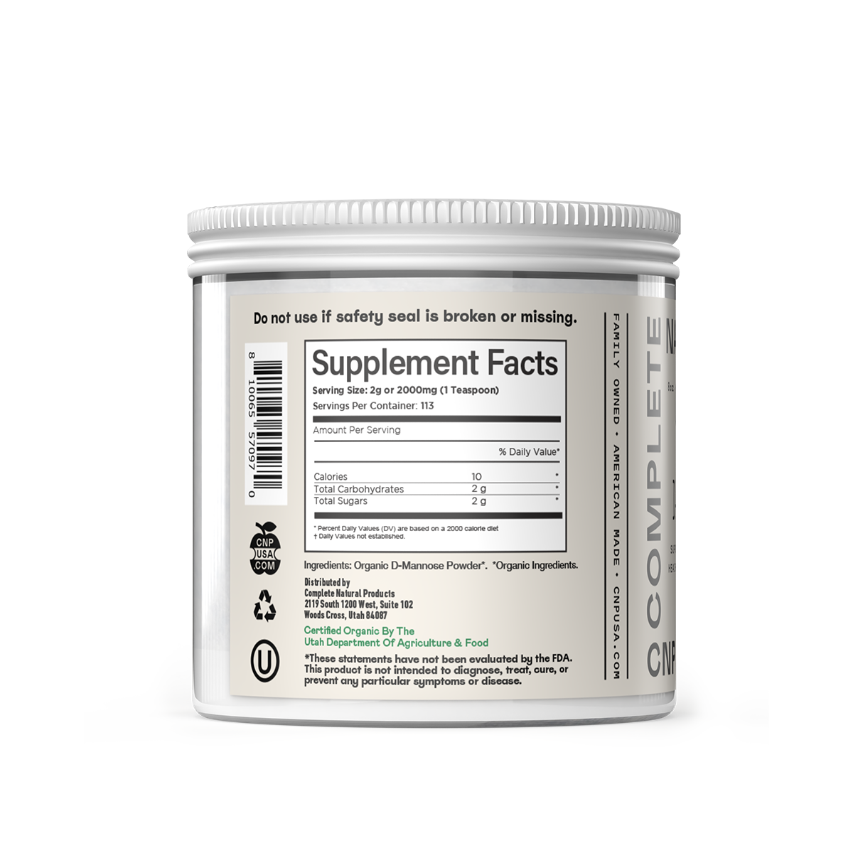 Organic D-Mannose Powder