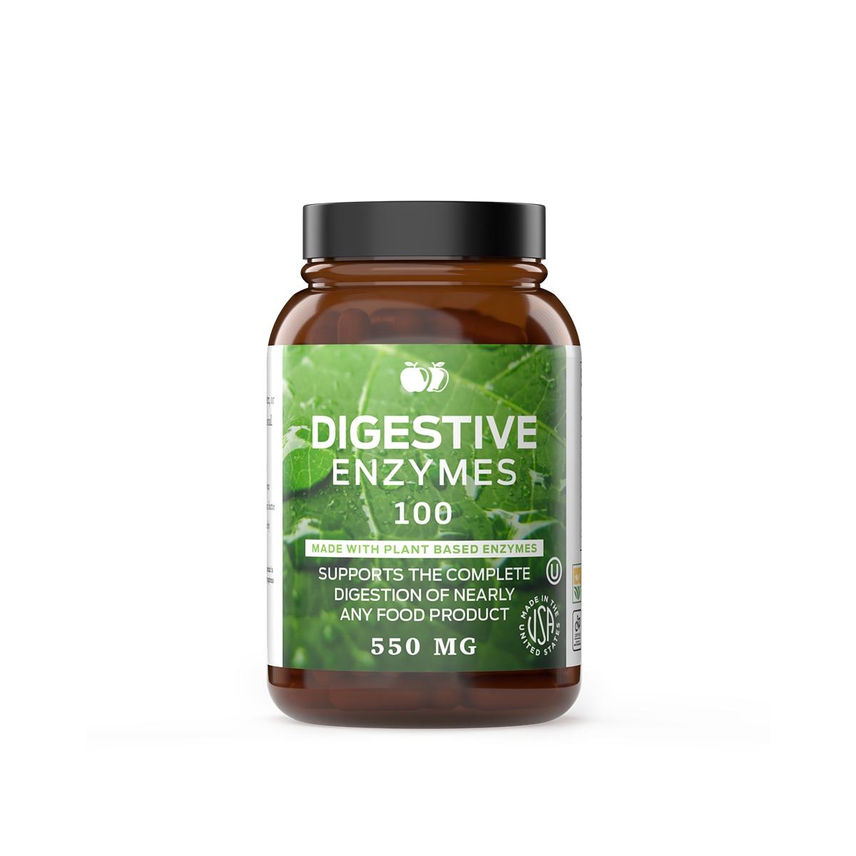 Capsules d'enzymes digestives