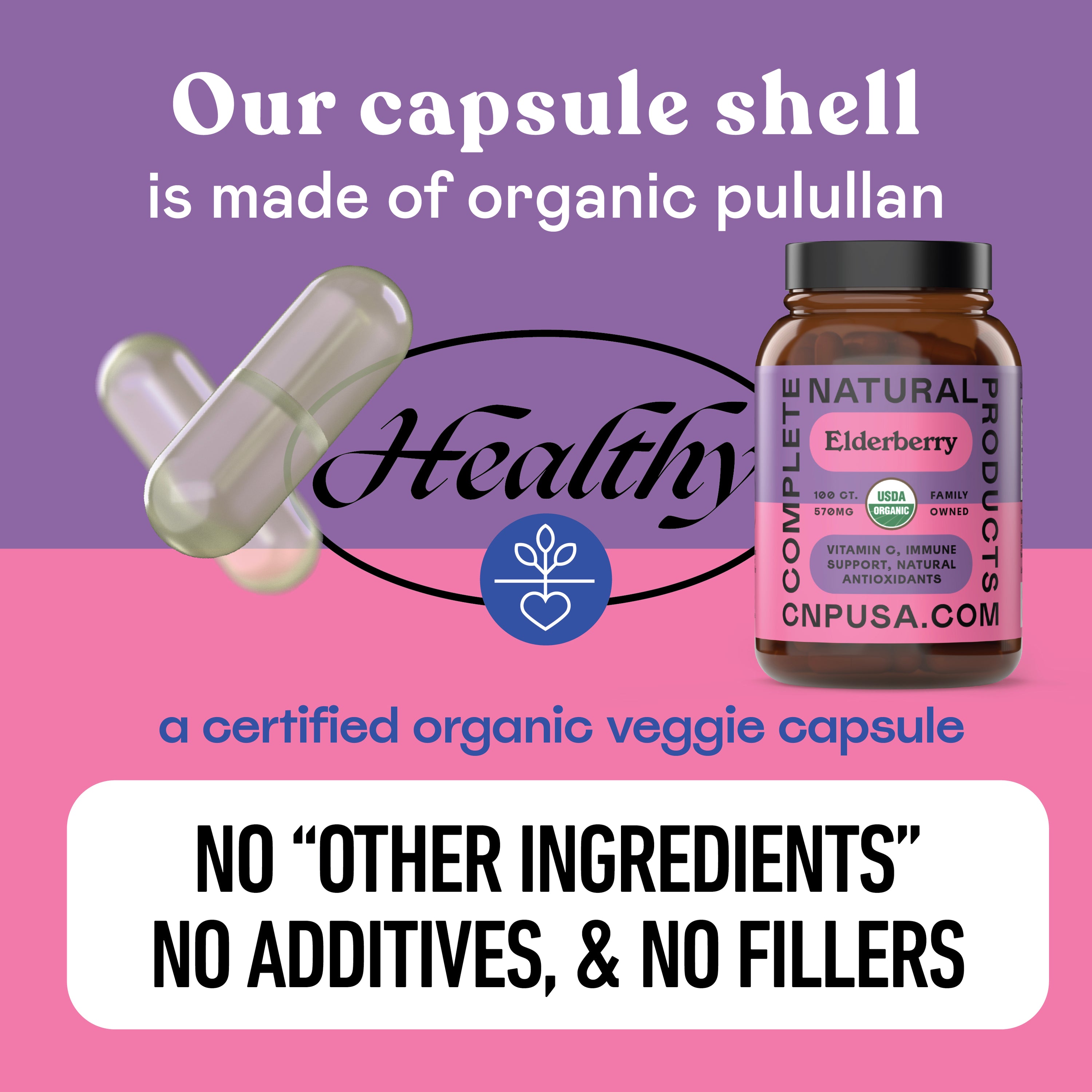 Capsules de sureau bio