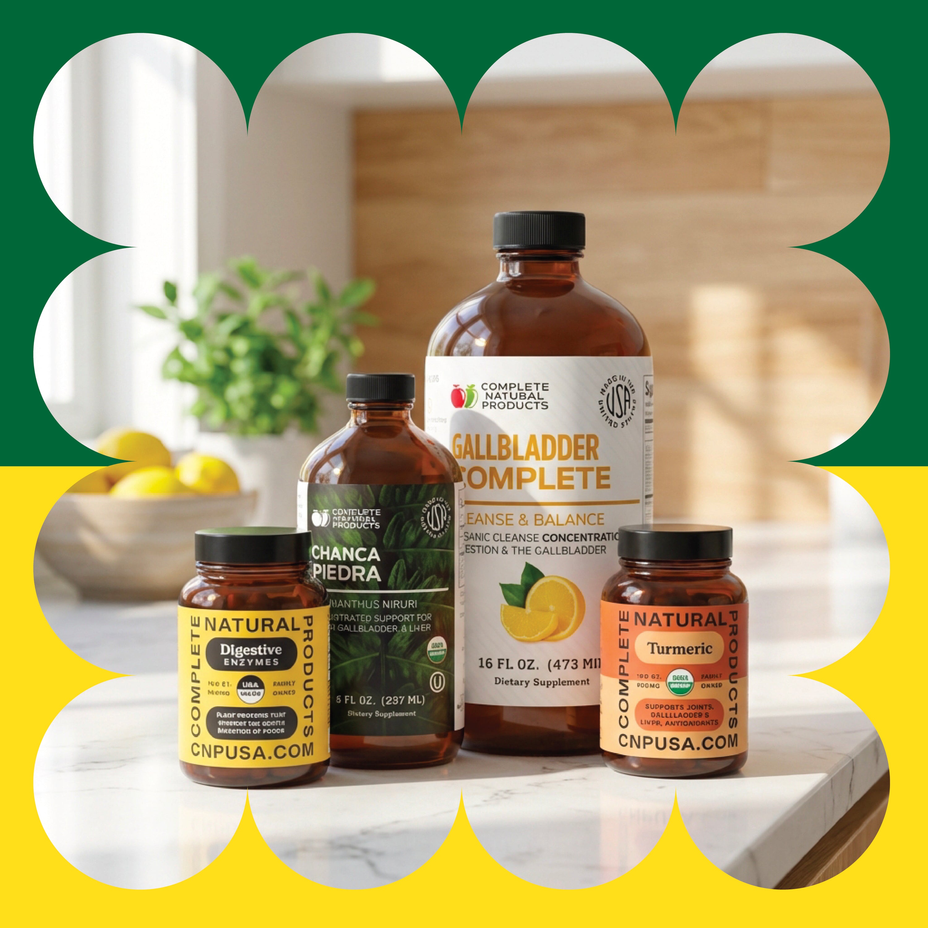 Paquete completo de vesícula biliar