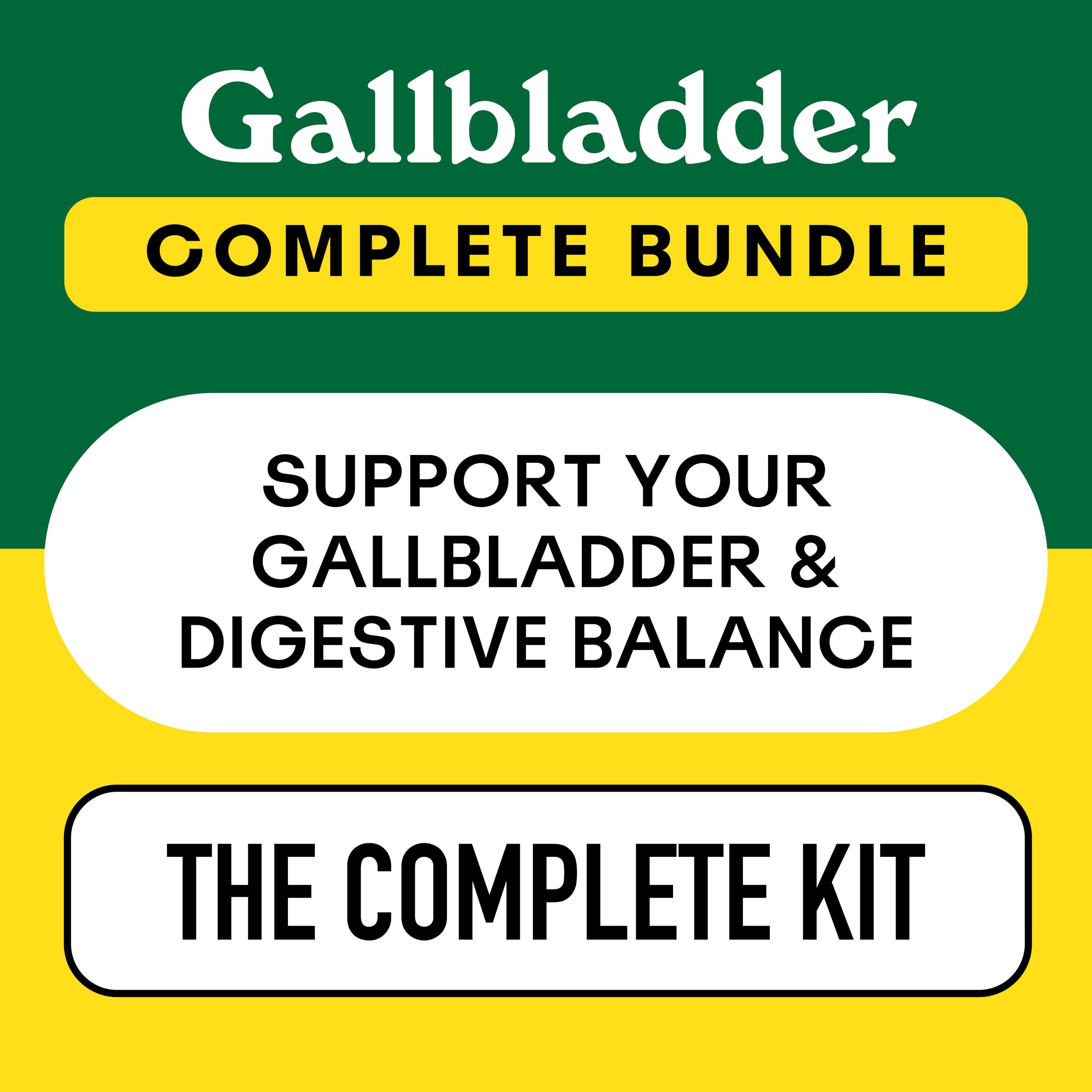 Paquete completo de vesícula biliar