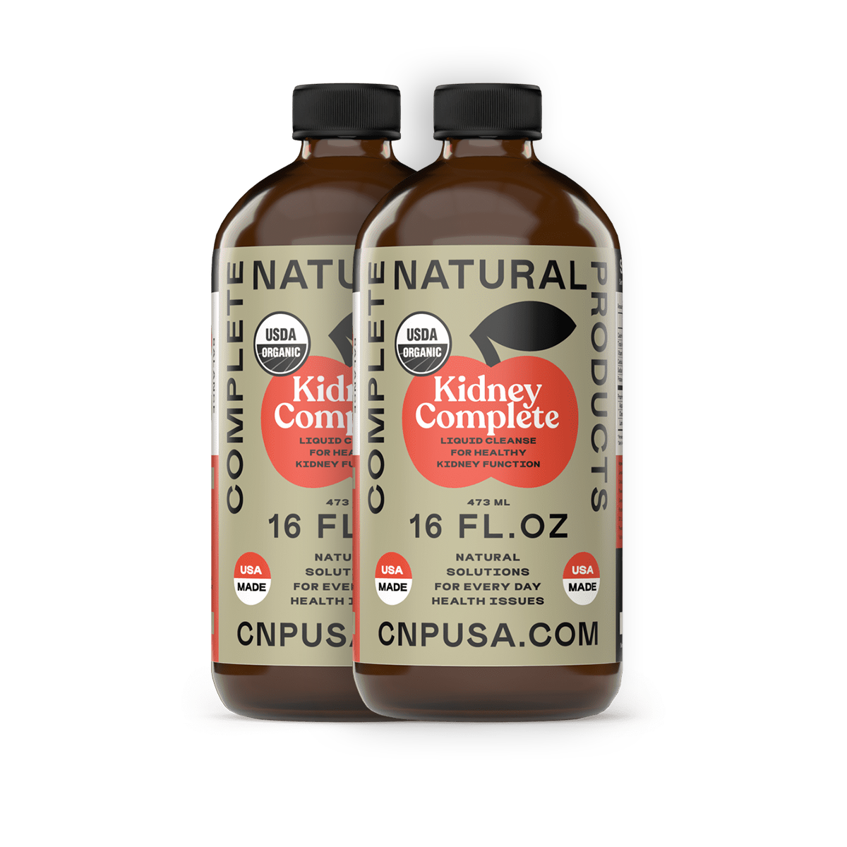 Rein complet - Bouteille en verre de 16 oz