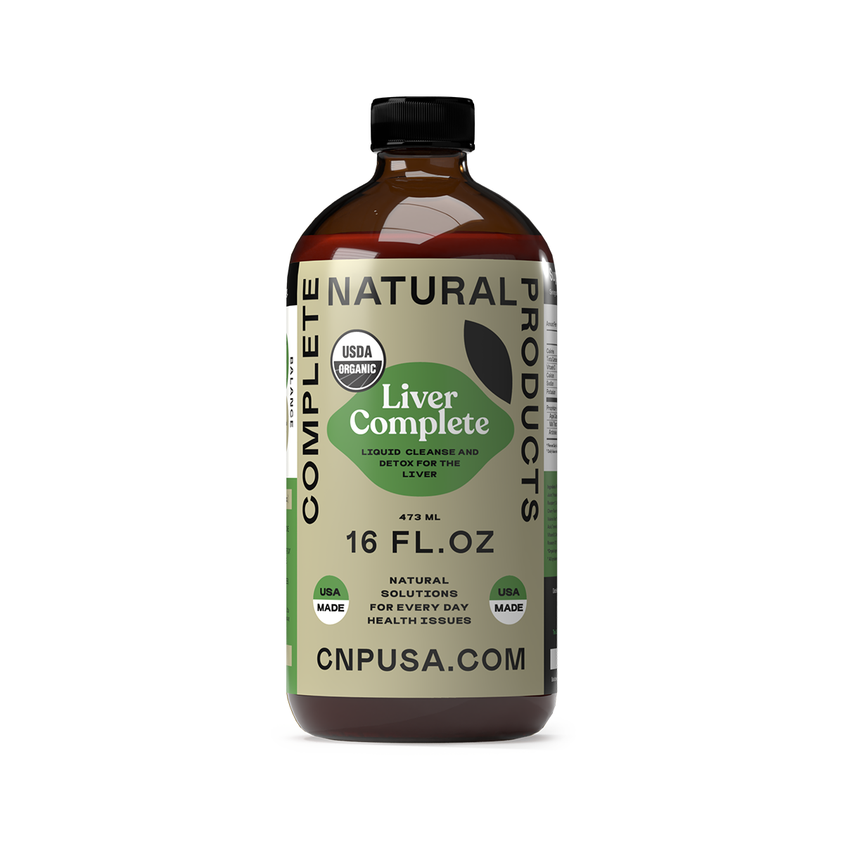 Foie complet - Bouteille en verre de 16 oz