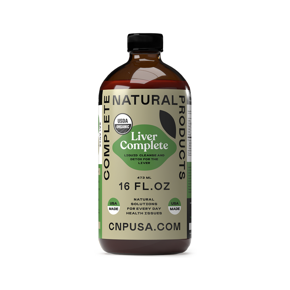 Liver Complete - 16oz Glass Bottle, Organic Detox and Cleanse – CNPUSA