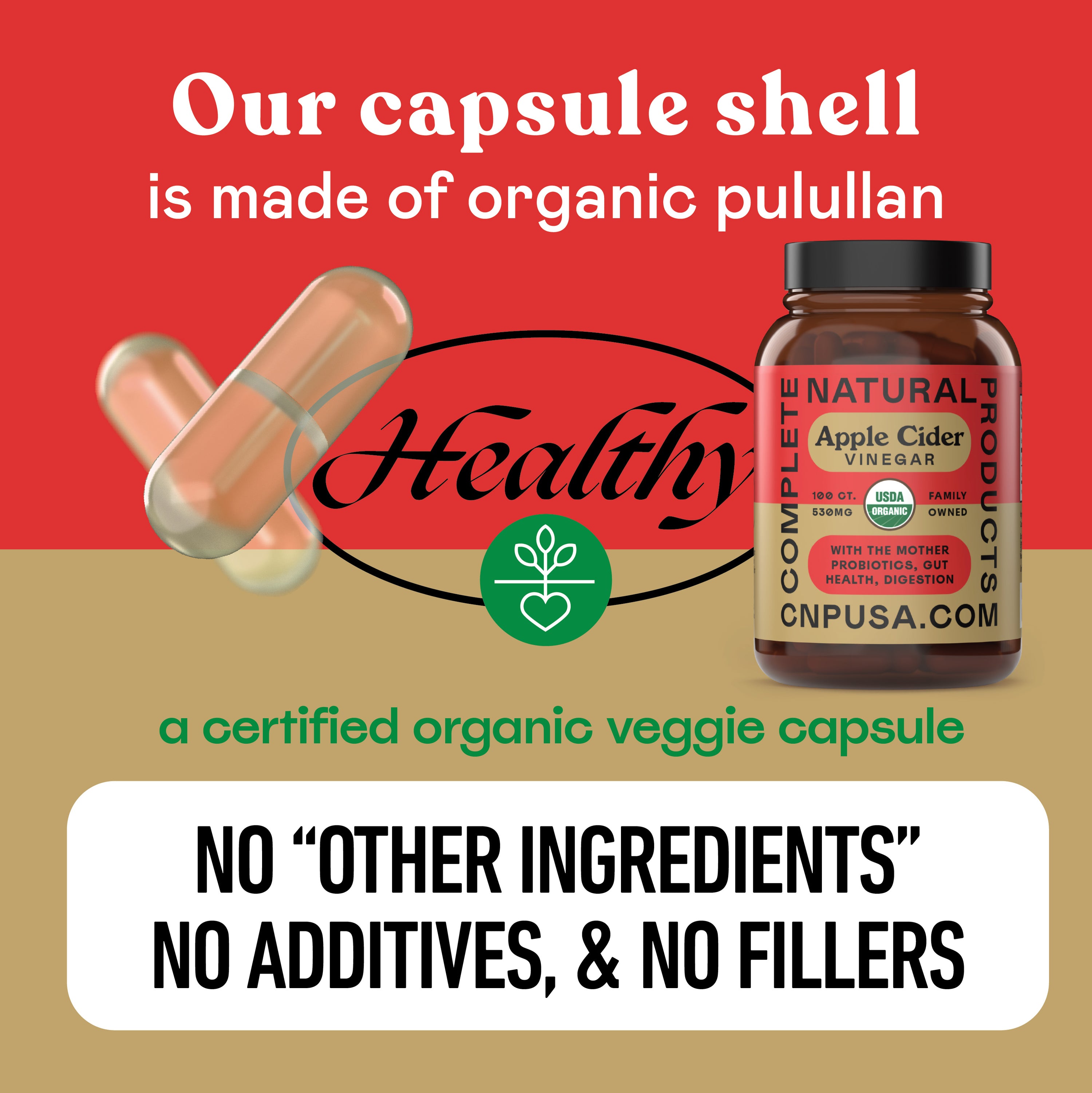 Organic Apple Cider Vinegar Capsules
