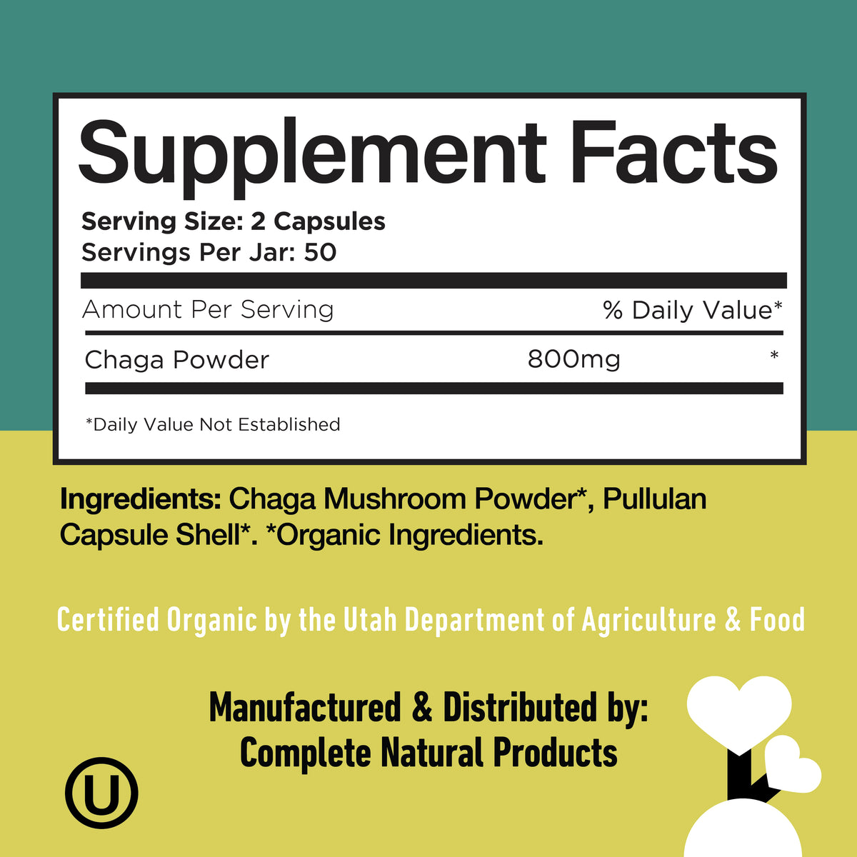 Organic Chaga Capsules