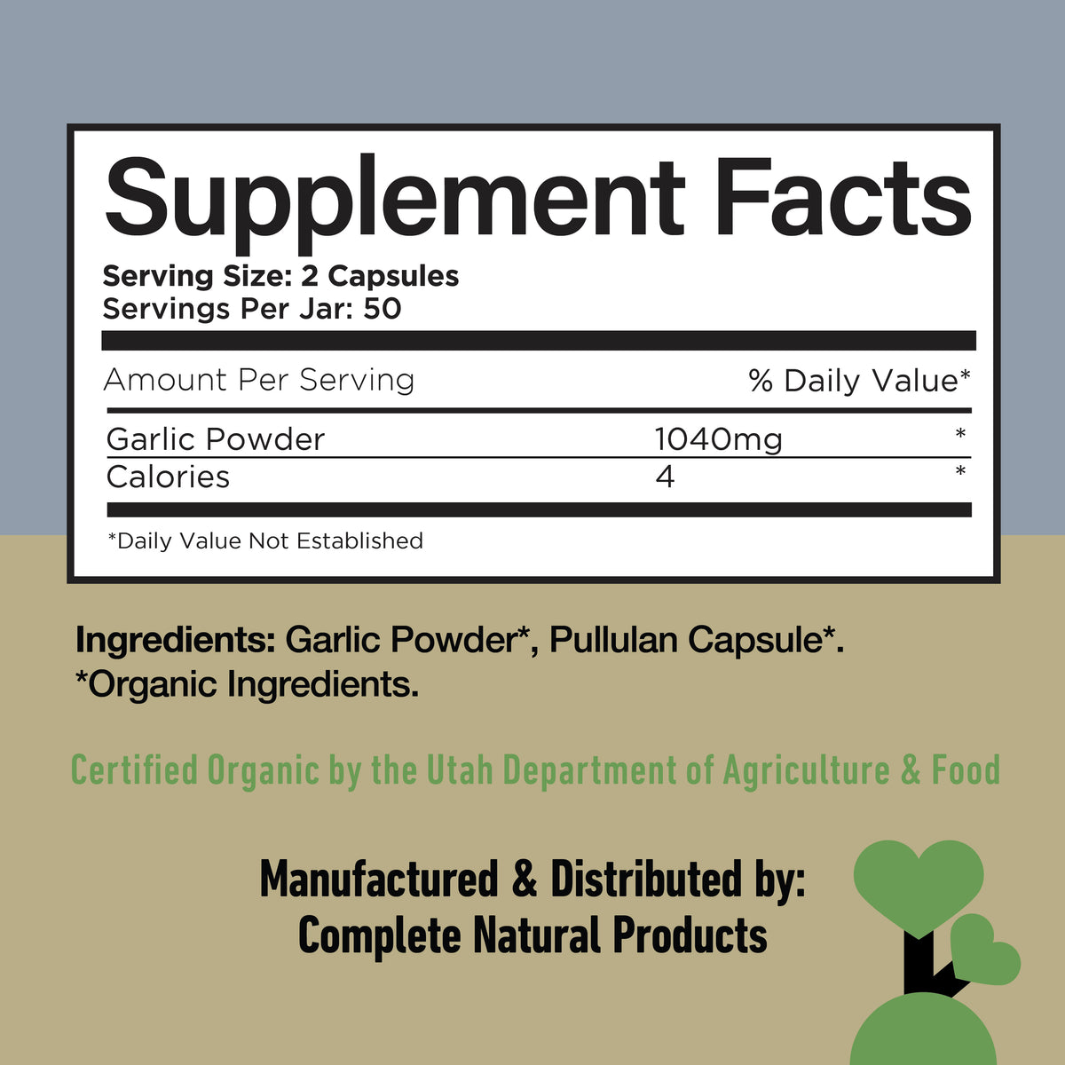 Organic Garlic Capsules