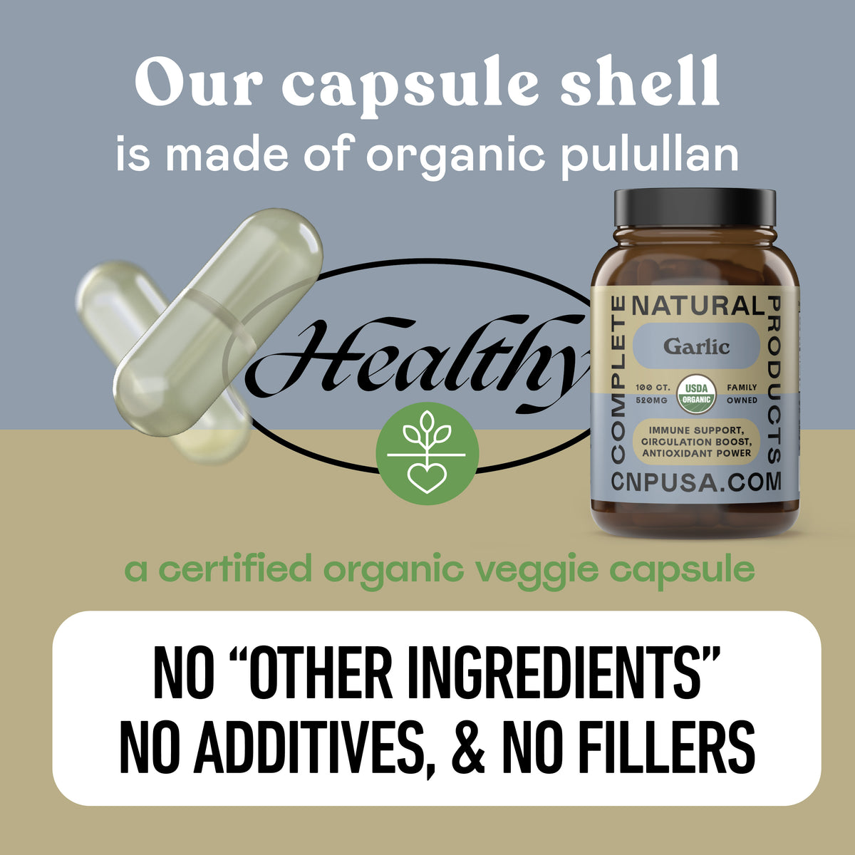 Organic Garlic Capsules