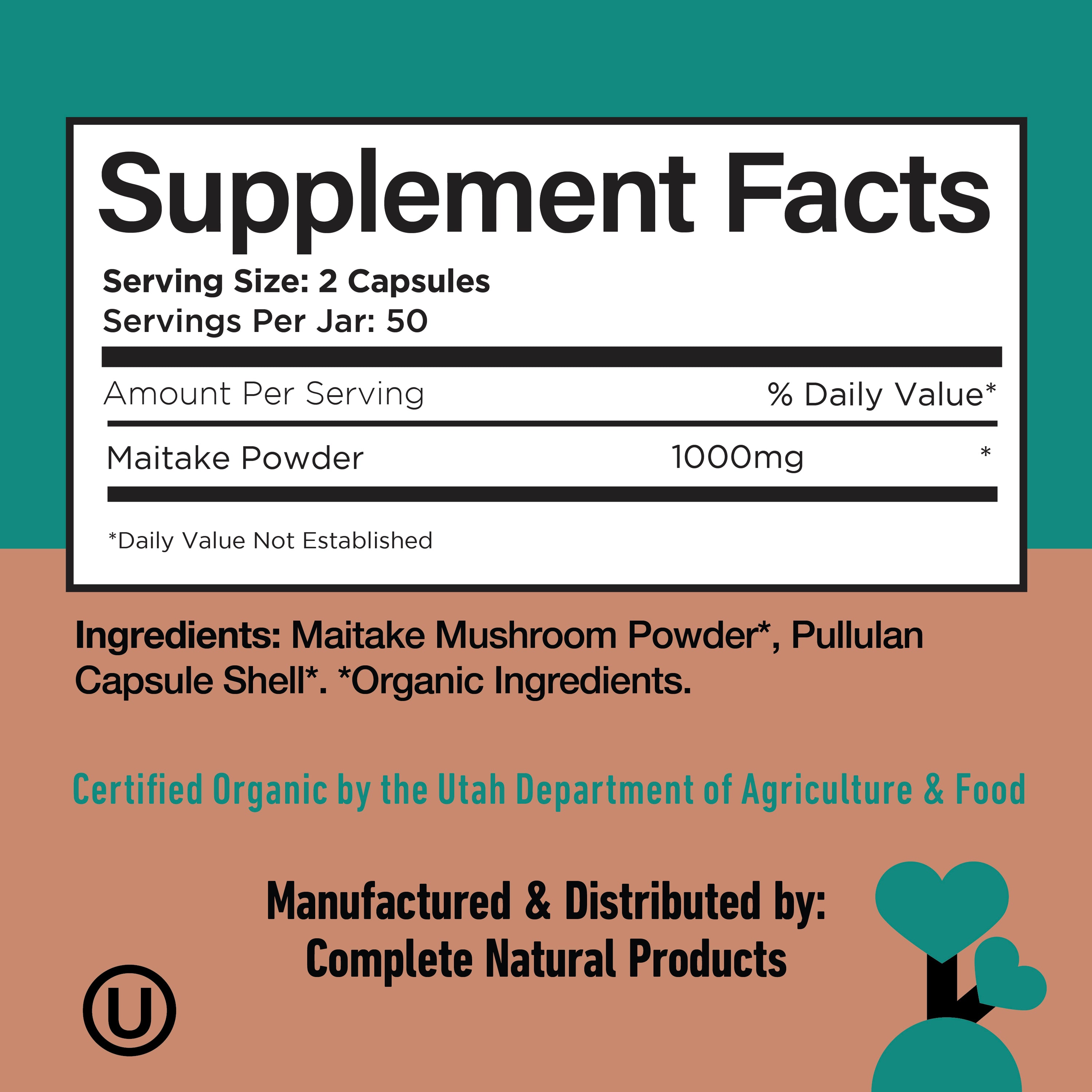 Organic Maitake Capsules