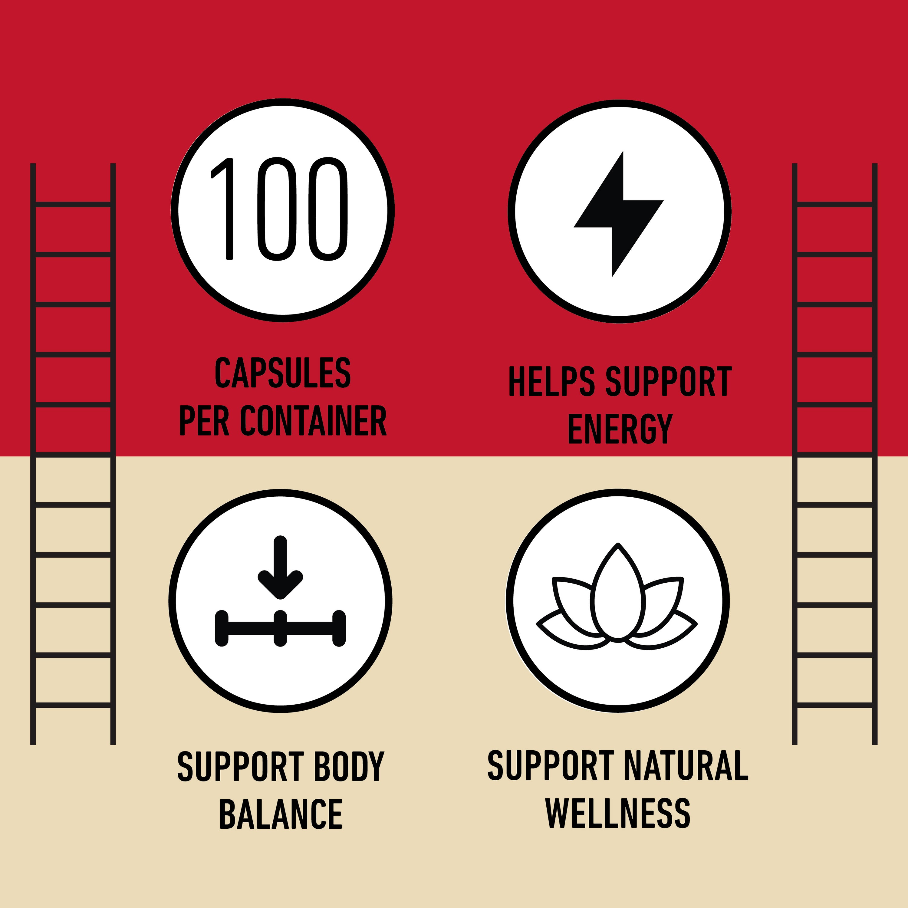 Organic Red Maca Root Capsules