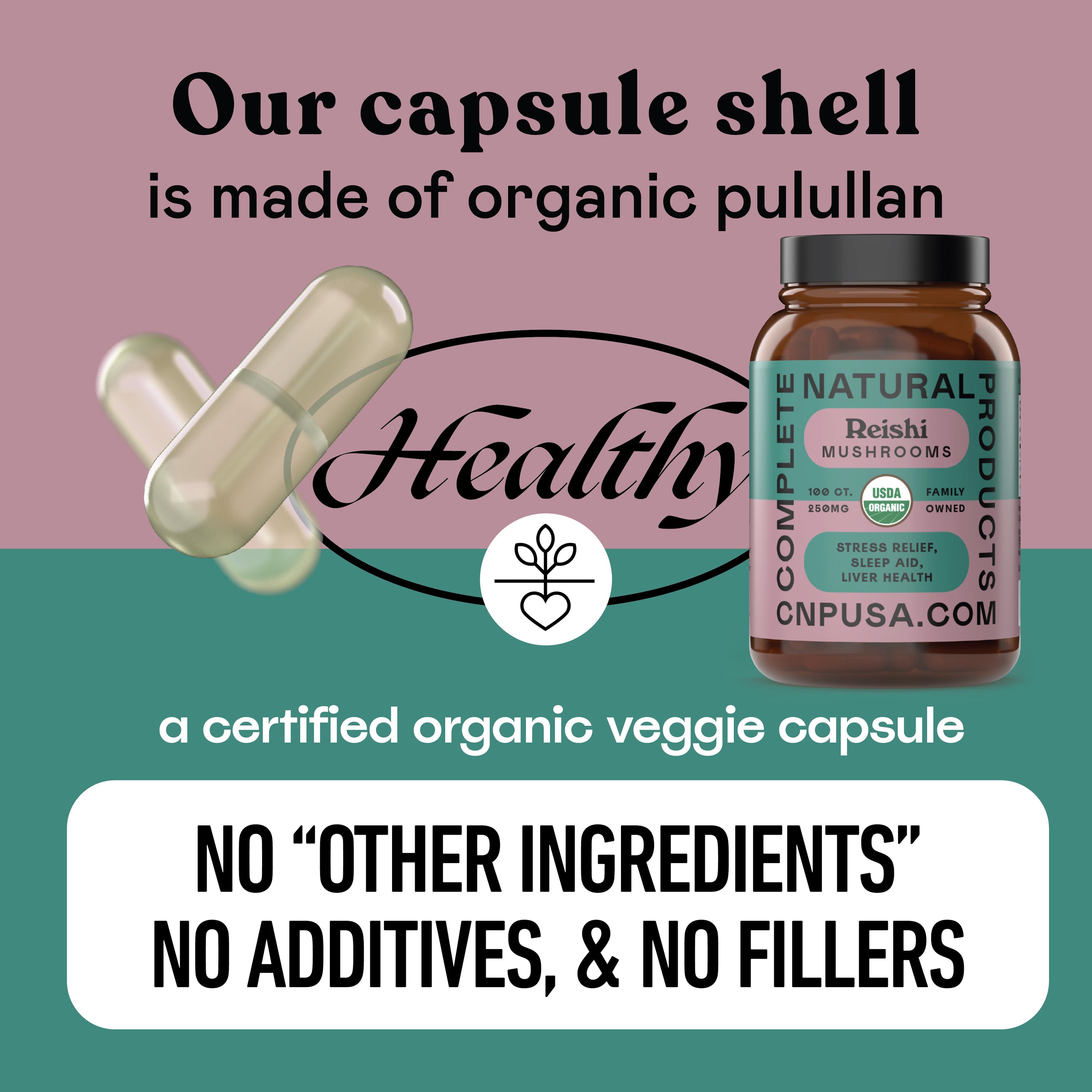 Organic Reishi Capsules