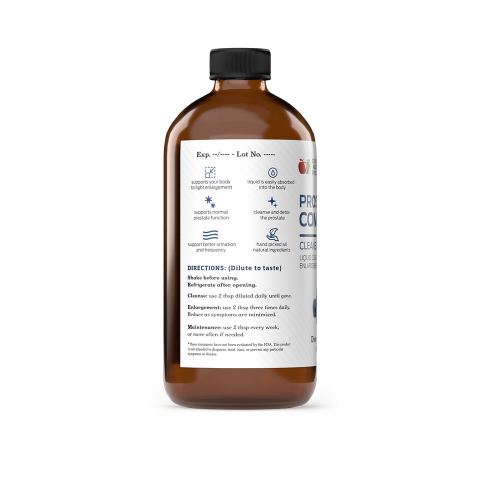 Prostate Complete - Organic Liquid Prostate Support & Health Supplement ...