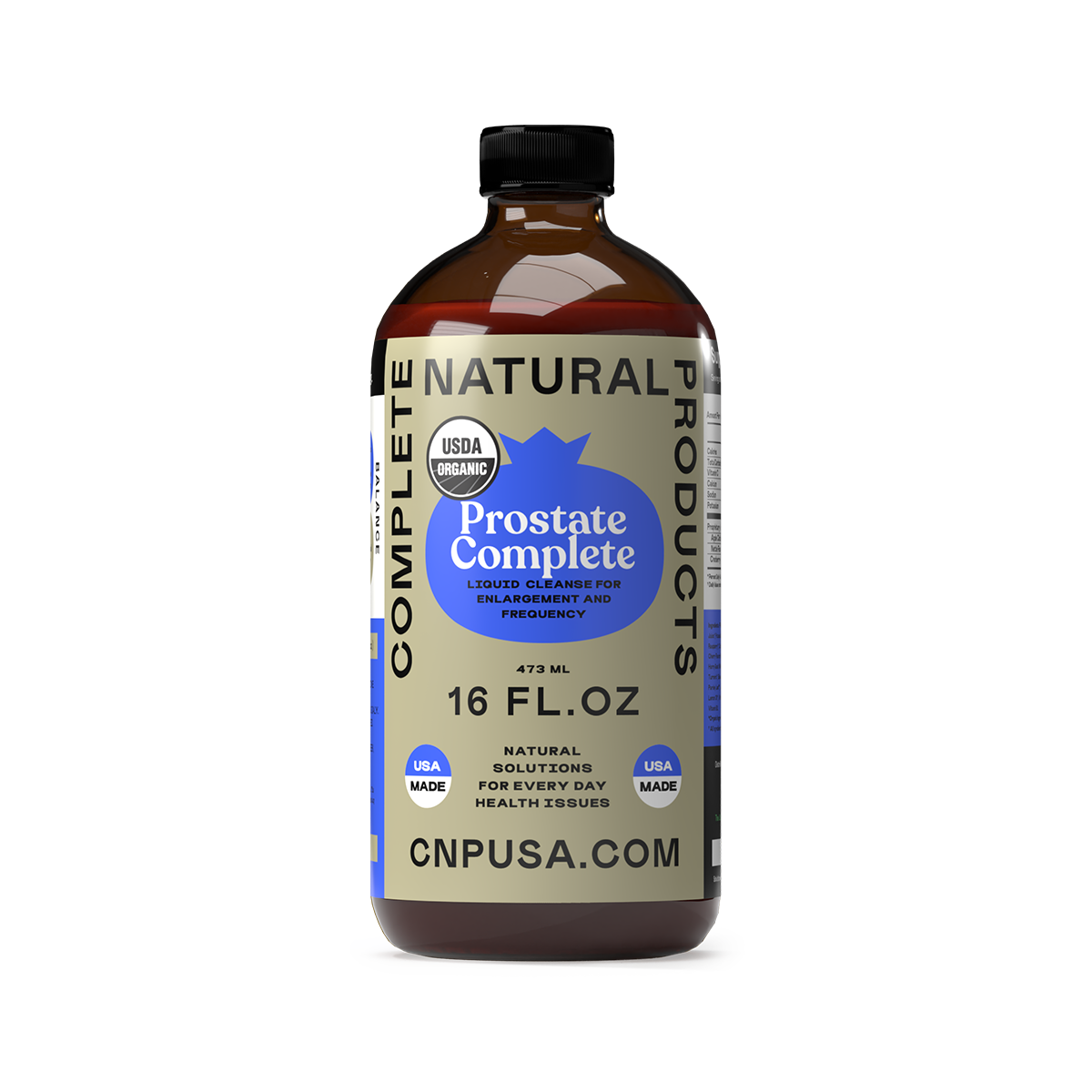 Prostate complète - Bouteille en verre de 16 oz