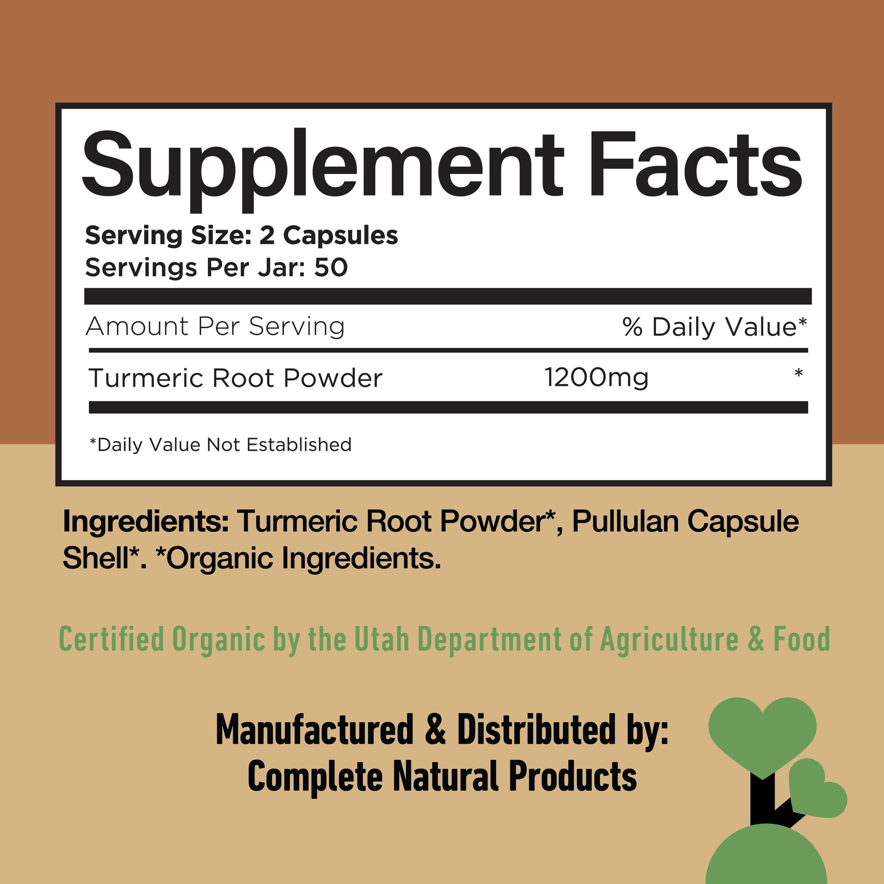 Organic Turmeric Capsules