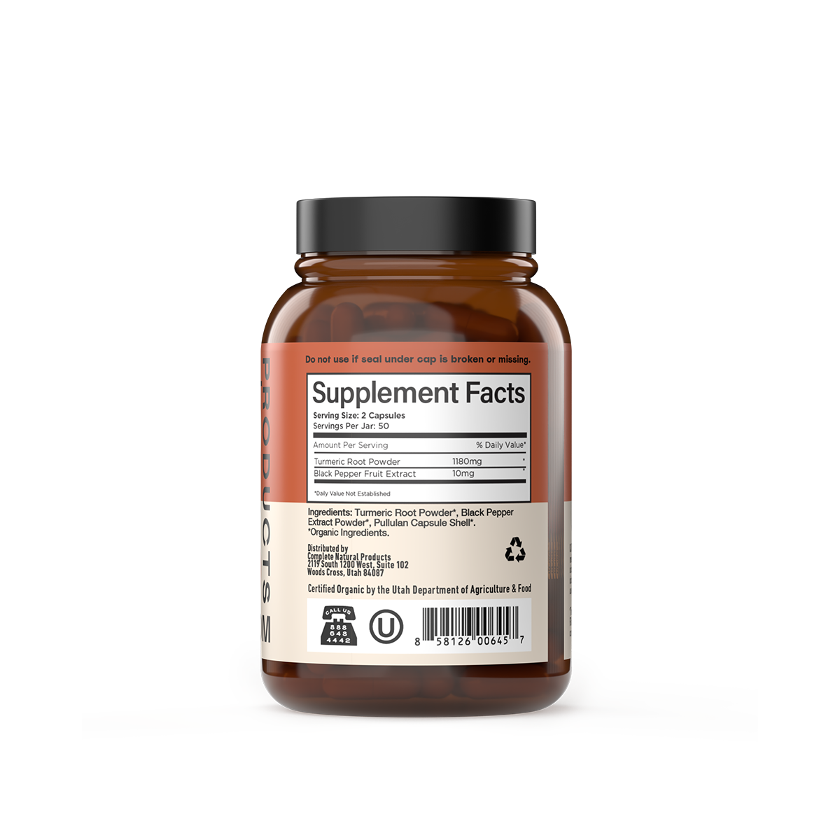 Gélules de curcuma bio